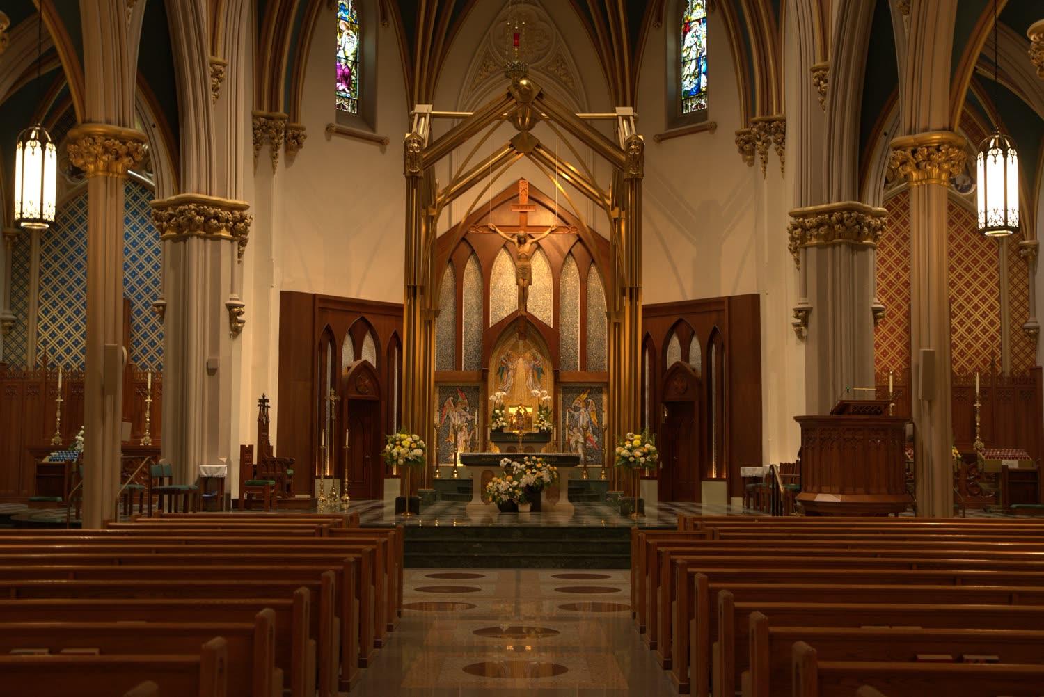 The cathedral altar