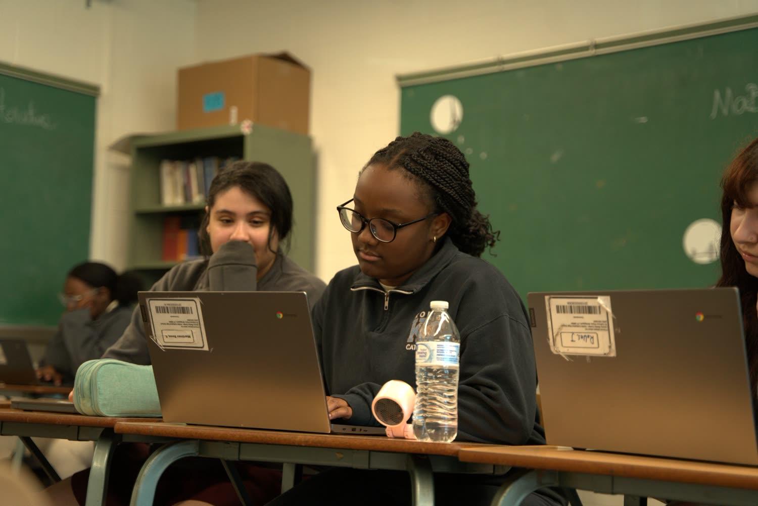 Kolbe students in class together